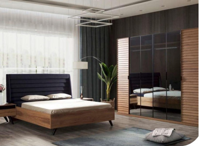 Large Bedroom Set Bedroom Furniture Wardrobe Bed Bedside tables